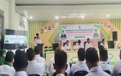 Pembinaan ASN, Penguatan Moderasi Beragama, dan Launching Kurikulum Berbasis Cinta (KBC) di Kemenag Sinjai